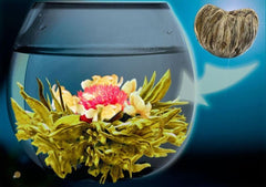 Flori de ceai lingou de aur 1 bucată 6 g | Frunze de ceai verde | Flori de iasomie | Floare târâtoare europeană | Ceai verde | Ceai cu flori | Flori de ceai verde | Ideal pentru iubitorii de ceai