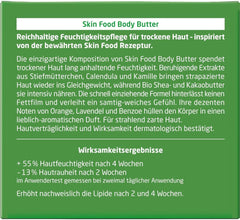 WELEDA Organic Skin Food Body Butter, Unisex-Körperpflegecreme zur Pflege trockener und rauer Haut, 150 ml Dusche und Bad Naty Shop