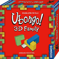 Kosmos 683160 Ubongo 3-D Family, beliebtes 3D-Action- und Puzzlespiel für die ganze Familie, klassisches logisches Denkbrett und Partyspiel für 1–4 Spieler