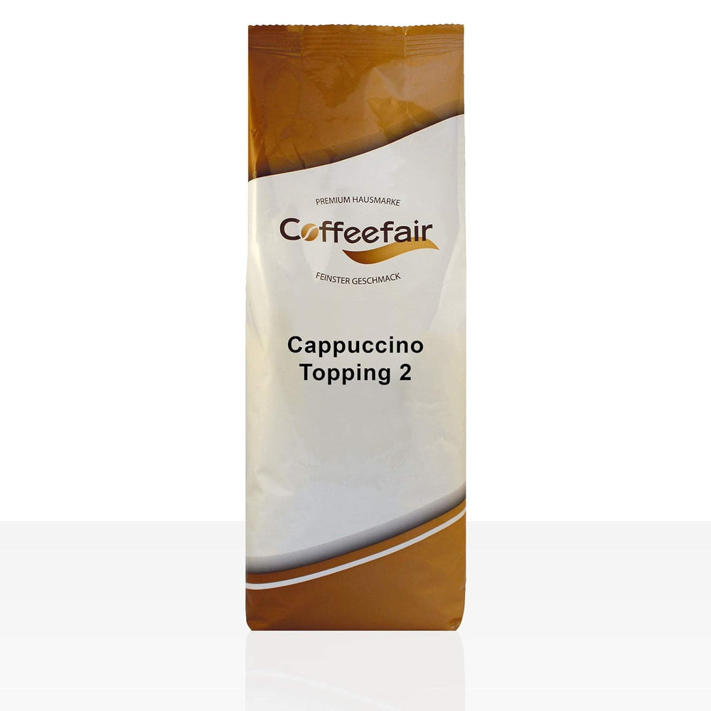 Coffeefair Cappuccino Topping 2 Instant-Milchpulver 10 x 1kg, Milchpulver für Kaffee- & Heißgetränkeautomaten, 20% Magermilchanteil, stabiler Milchschaum, ergiebig