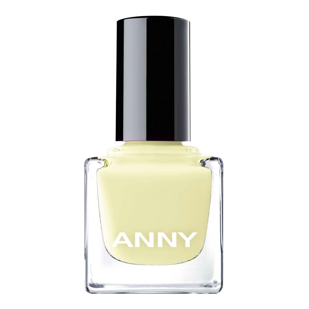 Oja ANNY – Oja colorată de înaltă calitate cu strălucire de lungă durată, rezistentă la ciobire și cu uscare rapidă, culoare: Lemon Talk - 15 ml