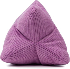 Gözze - Pernă de citit Capri, pernă de gât cu aspect fin de catifea reiată, pernă de citit și relaxare pentru gât și spate, 40 x 25 cm - Liliac