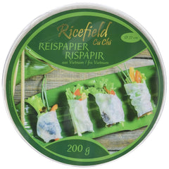 Hârtie de orez Ricefield, rotundă, 22 cm (1 x 0,2 kg)