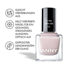 ANNY No More Yellow Nude - Oja specială pentru iluminare optică și un aspect sănătos - 15 ml