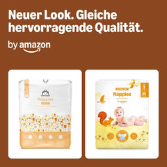 Scutece Ultra Dry de la Amazon, mărimea 3 (4-9 kg) - Cutie lunară, alb, 172 bucăți (2 pachete a câte 86) (Anterior sub marca Mama Bear, produs identic)