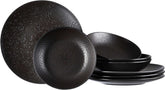Ritzenhoff & Breker Tischservice Kitwe, 8-teiliges Tafelservice Naty Shop Black Tafelservice