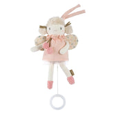 Fehn mini music box fairy - jucărie de pluș și ajutor pentru somn: cutie muzicală cu vânt cu melodia moale "Lacul lebedelor" liniștește în orice situație - pentru bebeluși și copii mici de la 0+ luni Jucarii Bebe Naty Shop Zână