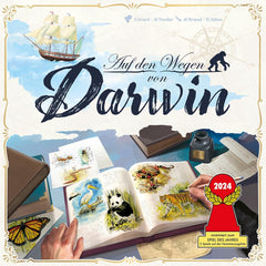 Sorry, We're French, Darwin's Paths, Familienspiel, Spiel des Jahres 2024 nominiert, 2-5 Spieler, ab 8 Jahren, 30 Minuten, Deutsch