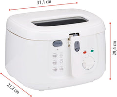 Alpina Fritteuse 2,5 l DF-165, 1800 W – einstellbare Temperatur bis zu 190 °C. Haushaltsgeräte Naty Shop