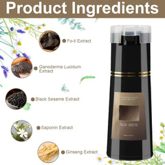 Șampon colorant pentru păr, șampon colorant instant 3 în 1, șampon colorant instant pentru îngrijirea părului, șampon colorant pentru păr negru, șampon colorant pentru păr (maro deschis) Vopsea pentru par Naty Shop