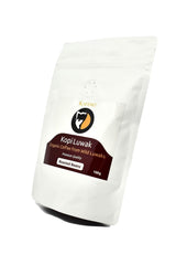 Kopi Luwak Premium (Cafea de la animale în libertate) - Boabe de cafea prăjite - Cea mai rară cafea din lume -