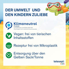 Tetesept Kids Dino - Badezusatz für Kinder, Schaum, färbt das Wasser grün, 40 ml Naty Shop