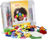 Plus-Plus 9603413 Kreativ-Bausteine Big Box, Geniales Konstruktionsspielzeug, 200 Teile