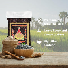 OREZ ROYAL THAI - Orez negru cu bob lung (boabe de orez) - 1 x 1 kg