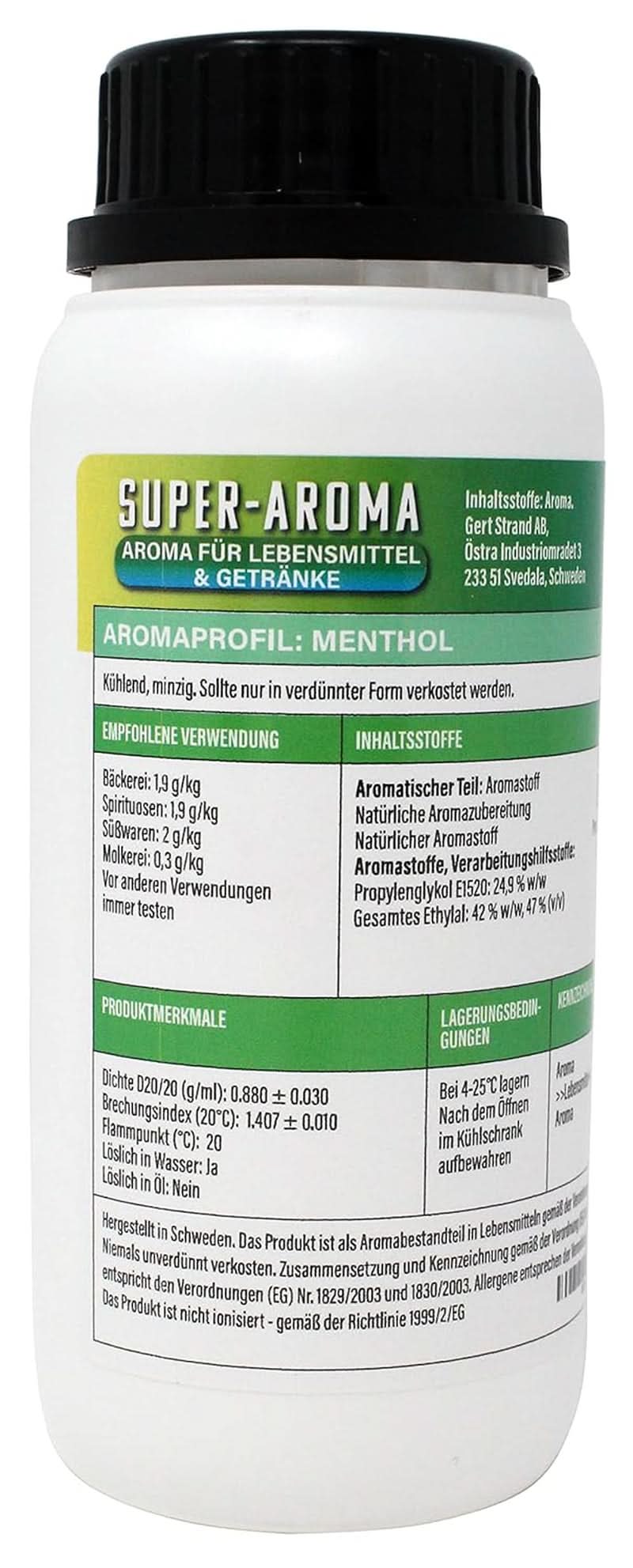 Mentholkonzentrat 280 ml Arome Naty Shop