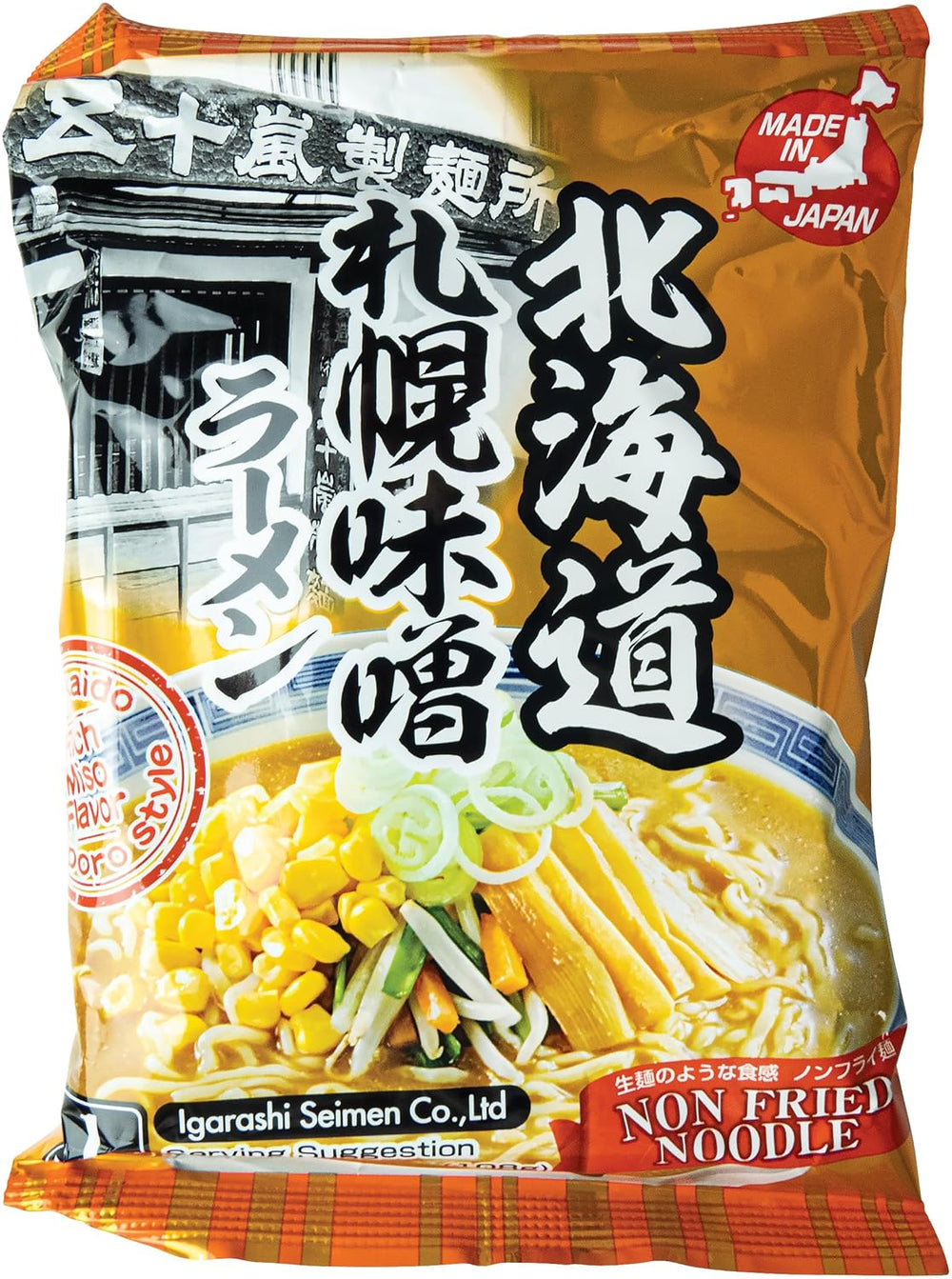 Nudeln, Instant-Ramen mit Miso-Sauce (Sapporo Miso Ramen) – 1 x 108 g