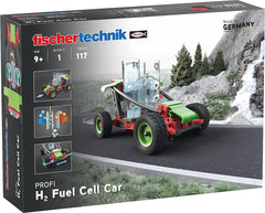 fischertechnik 559880 Profi H2 Fuel Cell Car – Bausatz für Kinder ab 9 Jahren, wasserstoffbetriebenes Fahrzeug zum Zusammenbauen, inkl. Motor & Brennstoffzelle, Schwarz
