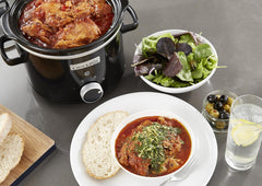 Slow Cooker Crockpot, abnehmbare Keramikschüssel, leicht zu reinigen, 2,4 Liter (1-2 Personen) Slow Cooker Naty Shop