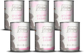 MjAMjAM - Hrană umedă premium pentru pisici - pui suculent și somon sălbatic, pachet de 6 (6 x 400 g), fără cereale cu carne suplimentară
