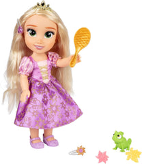 Disney Princess Singende Rapunzel Puppe 35 cm, singt „I See The Light“, inklusive Zubehör für mehr Spielspaß, perfekt Mädchen ab 3 Jahren, Lila