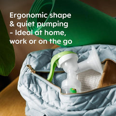 MAM Handmilchpumpe – komfortable und kompakte Milchpumpe für Muttermilch inklusive 1 Anti-Kolik-Flasche MAM Easy Start Zubehör Essen und Stillen Bebe Naty Shop