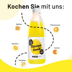 Flüssiges Eiweiß der Marke – 6 x 1 kg, 100 % natürliche Proteine