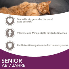 IAMS Delights Hrană umedă pentru pisici senior - Pachet multiplu cu pui și pește în sos, hrană umedă de înaltă calitate pentru pisici mai în vârstă de la 7 ani, 12 x 85 g