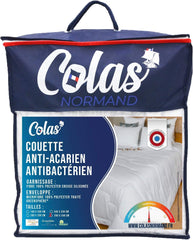 Plapumă COLAS NORMAND, antiacarieni și antibacteriană, ușoară, 260 X 240 cm, efect de lungă durată, igienă perfectă, microfibră, moale și confortabilă, lavabilă, albă 53130250 Plapumi si pilote Naty Shop Alb 260X240 Cm