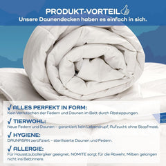 Plapumă confort, (90 puf / 10 pene), alb, 155 X 220 Cm Plapumi si pilote Naty Shop