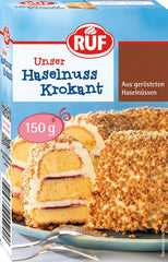 RUF Krokant mit karamellisierten Haselnüssen, für Krantz-Kuchen, 150 Gramm Naty Shop