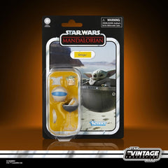 Star Wars Colecția Vintage Grogu, Figura de acțiune Mandalorian (Scară 9.5 Cm) Action figures Naty Shop