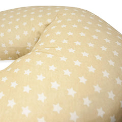 Stillkissen für Neugeborene, XL, Bezug aus 100 % Baumwolle, abnehmbar und waschbar, Füllung aus Polyester, Sternmotiv. Zubehör Essen und Stillen Bebe Naty Shop