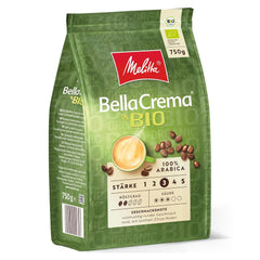 Melitta Bellacrema Ganze Bio-Kaffeebohnen, ungemahlen, 750 Gramm Coffee Naty Shop Standardtitel