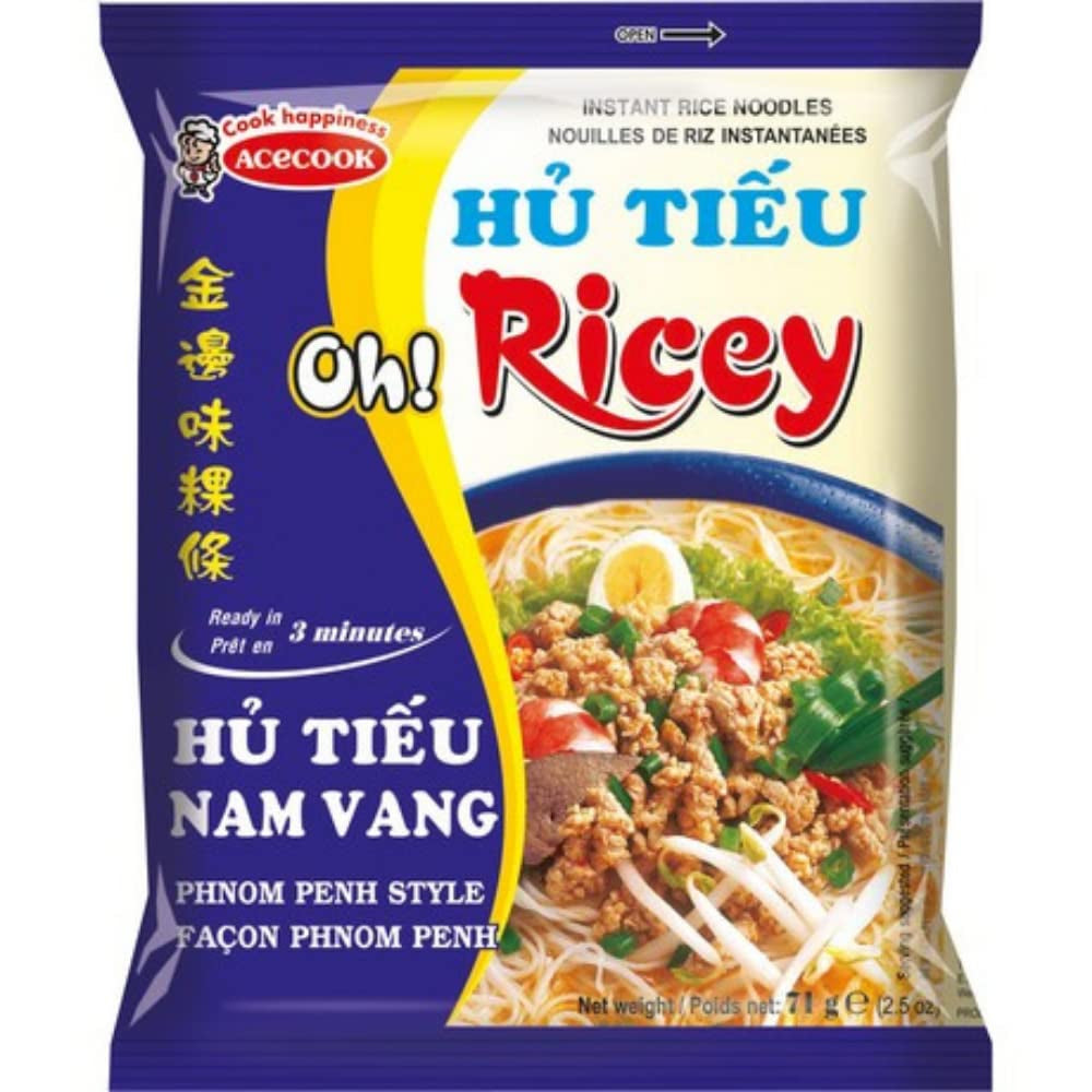ACECOOK - OR Nam Vang Instant-Reisnudeln - Multipack (24 x 71 g)