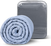 Winthome Gewichtsdecke mit Bettbezug 150 x 205 cm, 10,4 kg, bequeme Gewichtsdecke, Anti-Stress-Therapiedecke, schwere Decke für tiefen Schlaf und bessere Erholung, schwere Decke für Erwachsene (grau). Betten und Decken. Besuchen Sie den Winthome-Store, Grau 01, 150 x 205 cm, 10,4 kg