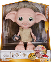 Wizarding World Harry Potter - Păpușa interactivă Dobby House Elf cu peste 30 de sunete, propoziții și mișcări, germană-italiană, jucărie pentru copii de la 6 ani, Fan Article Papusi Naty Shop Titlu implicit