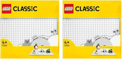 LEGO 11026 Klassischer weißer Baustein, quadratische Grundplatte mit 32 x 32 Vertiefungen als Grundsets, Bauspielzeug (2er-Pack). Bausets. Besuchen Sie den LEGO-Store. Standardtitel