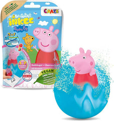 INKEE SURPRISE – Peppa Pig Badebomben für Kinder mit Peppa Pig Überraschungsspielzeug für die Badewanne – Badezusatz für Kinder Mutter und Kind Naty Shop 1X Peppa Pig Badebombe mit Überraschung