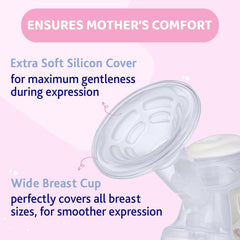 Handpumpe Chicco Natural Feeling, Milchpumpe mit geneigtem Sauger und hermetischem Verschluss, verwandelt sich in eine Babyflasche – 150 ml Lebensmittel- und Stillzubehör Bebe Naty Shop