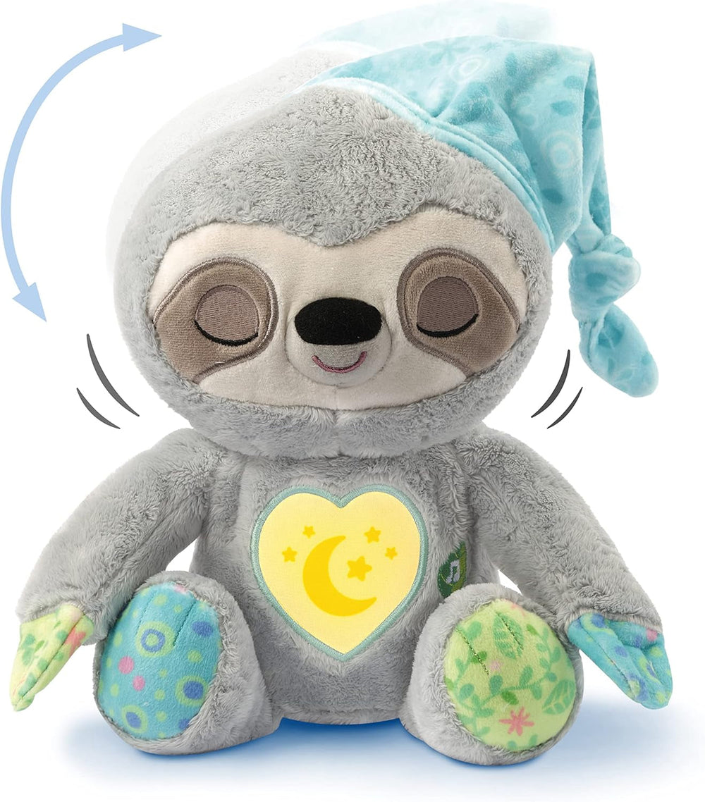 VTech Baby Schnarchi, leneșul somnoros - Jucărie drăguță de pluș pentru a vă ajuta să adormiți - Cu sunete naturale și cotidiene, muzică și lumină de noapte - Pentru copii de la naștere Jucarii Bebe Naty Shop Titlu implicit