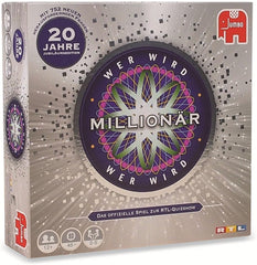 Jumbo Games 19736 Spiele – Wer wird Millionär – 20. Jahrestag – Brettspiel – ab 12 Jahren