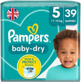 Scutece Pampers 81657566 Baby-Dry Pants, albe