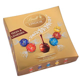Lindt Chocolate LINDOR Sharing, sfere de ciocolata cu umplutura, 250 grame Bomboane de Ciocolata Naty Shop Sharing Mischung Gold
