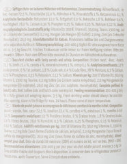 MjAMjAM - Hrană umedă premium pentru pisici - pungă compresibilă - pui suculent cu morcovi delicioși, pachet de 12 (12 x 125 g), fără cereale cu carne suplimentară