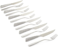 Weber Deluxe Steak-Set, 6-teilig, Monoblock-Design aus Edelstahl, extra scharf, ergonomischer Griff Kitchen Naty Shop