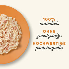 Applaws 100% natürliches Nassfutter für Katzen, Hühnerbrust mit Thunfischfilet in Brühe - Packung mit 12 x 70g Beuteln