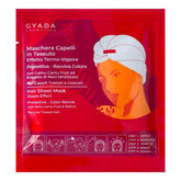 GYADA COSMETICS, mască de păr textilă pentru protecția și împrospătarea culorii, cu efect de strălucire, cu capac termic, pe bază de mușețel, ulei de macadamia și pantenol, 60 ml Masca de par Naty Shop 1 bucată (pachet de 1) Fructe de nucă