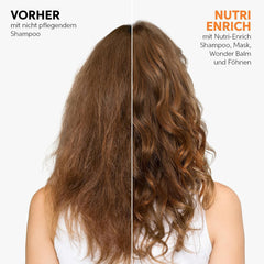 Wella Professionals Invigo Nutri Enrich - îngrijire hidratantă pentru părul deteriorat - balsam, mască și balsam cu vitamina E, pantenol și migdale - împotriva încrețirii și pentru bucle vii Masca de par Naty Shop