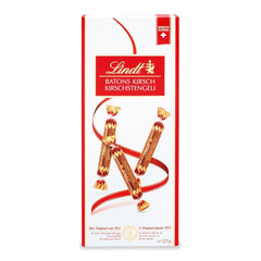 Lindt mit Kirschlikör, Schokoladengeschenk mit Alkohol Naty Shop 125 Gramm Kirschlikör