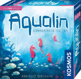 KOSMOS 691554 Aqualin – Schwarmtaktik für zwei, Zwei-Spieler-Spiel, Brettspiel für genau 2 Spieler ab 10 Jahren, Strategiespiel
